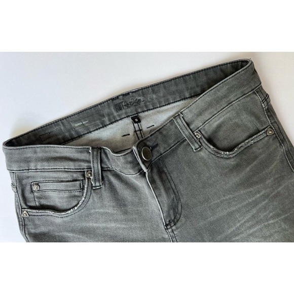 Kut From The Kloth Jeans Womens Size 8 Diana Skinny 31x27 Hemmed Short Ankle - Picture 3 of 4